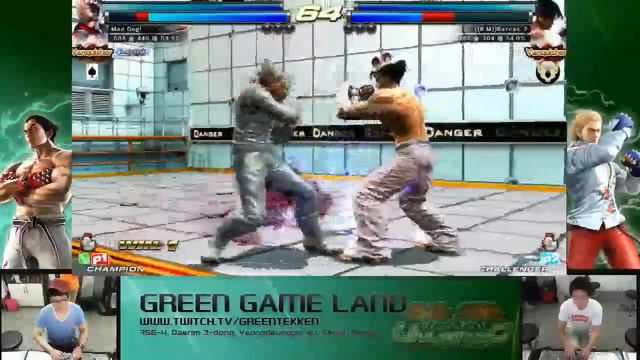 Tekken Tag 2 Unlimited Mad Dog (Lars/Leo/Bruce) Vs Barcas (Jin/Hwoarang/King)