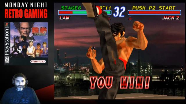 Tekken 2 PS1 Monday Night Retro Gaming Episode #154