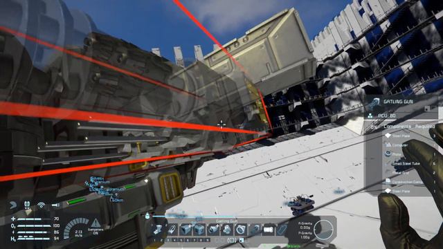 Space Engineers Survival [Ep 66] - Building Our First Fighter Ship