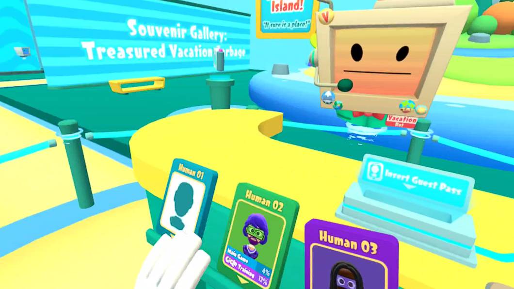 Играю в игру Job Simulator VR