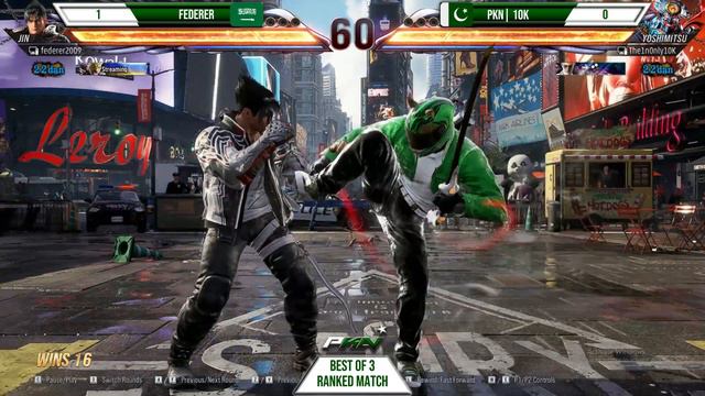 TEKKEN 8 Ranked || I Fought The Best Saudi King Player! || Jin (Federer) Vs Yoshimitsu (10K)