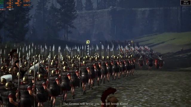 GTX 1650 | Total War Rome II Benchmark Ultra Settings