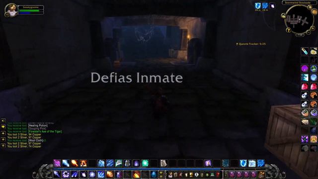 World Of Warcraft WOTLK Stormwind Stockade Farming Run