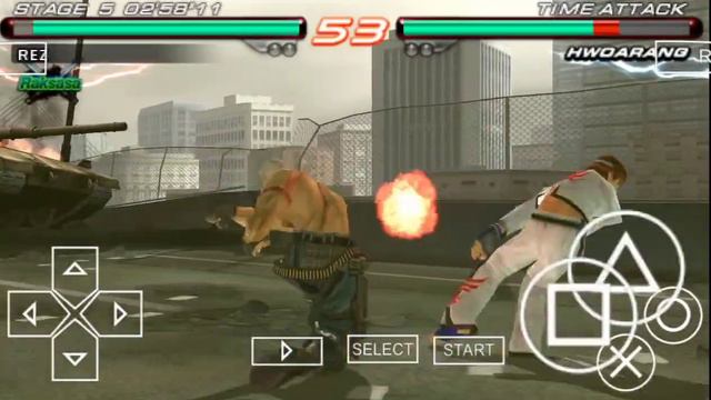 Tekken 6 Bryan Fury Time Attack In Mobile