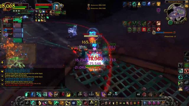 👊🏼 WINDWALKER MONK PVP | Silvershard Mines | WoW Legion 7.3 Gameplay | 20171012