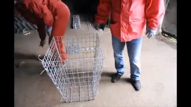 Клумба из габионов, своими руками