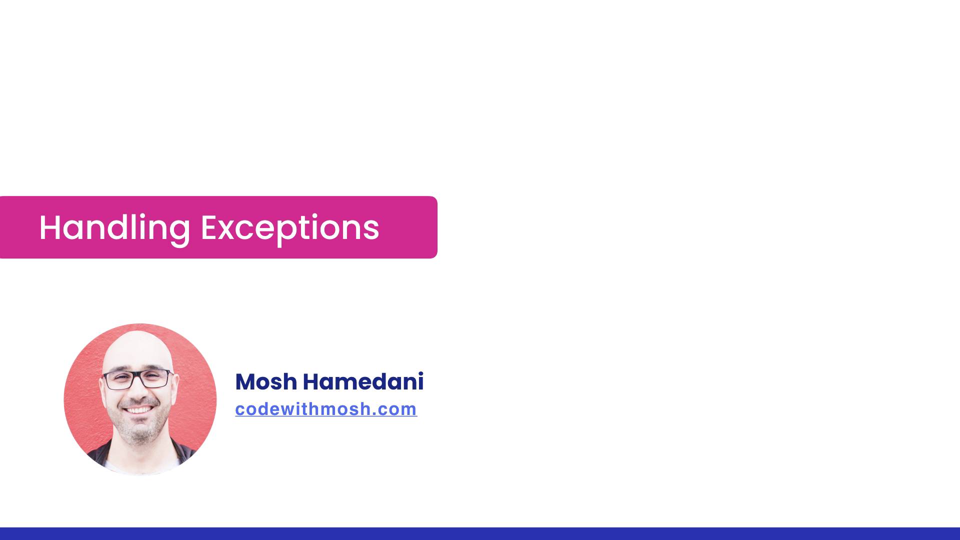 103- Handling Exceptions