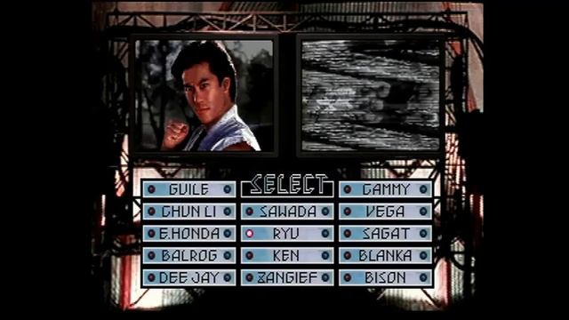 Street Fighter The Movie Game (PSX / Sega Saturn) Game Music - Character Select Theme