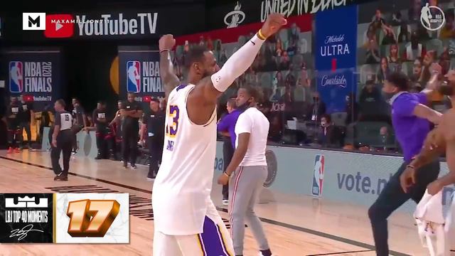 LeBron James Top 40 Career Moments Of All Time 