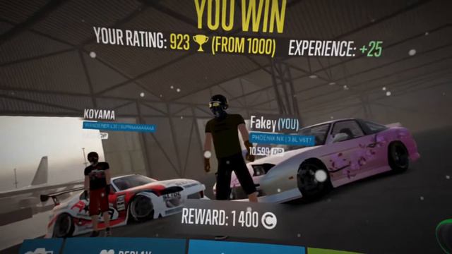 Fakey Vs Koyama Carxdrift