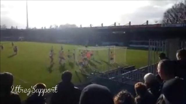 RKC Waalwijk - FC Utrecht (09-02-2014) Uitvak Sfeer