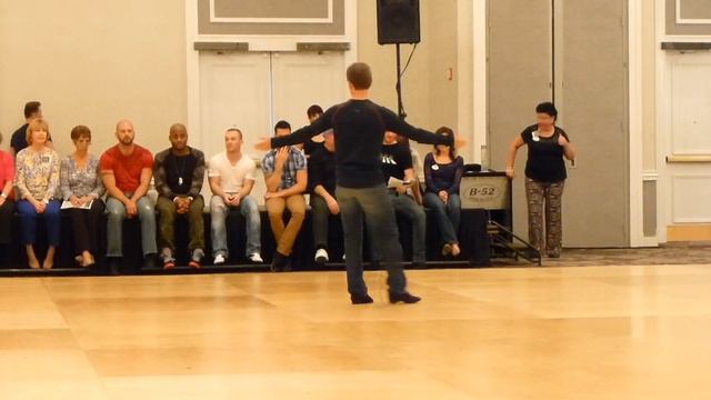 Carolina Moon Line Dance Demo @Big Bang 2014