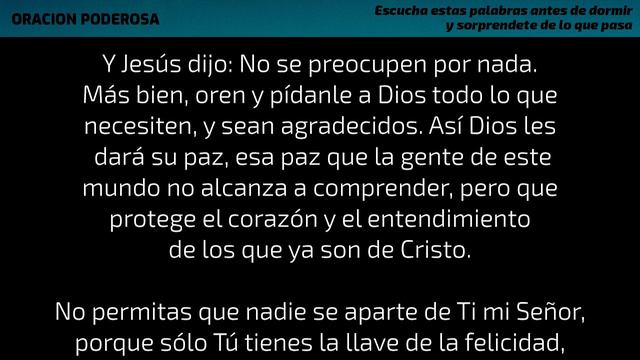 Escucha Estas Palabras Antes De Dormir Y Sorprendete De Lo Que Pasa