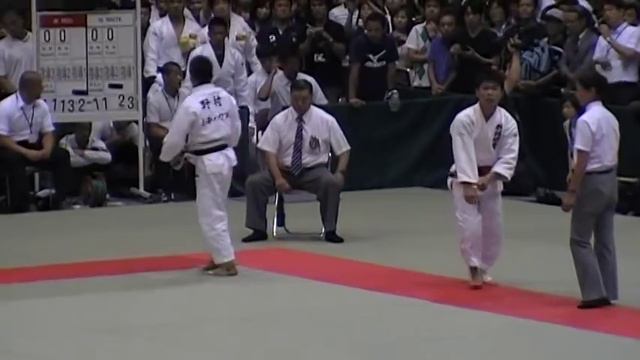 2015年8月29日 全日本実業柔道3回戦　野村忠宏　引退試合