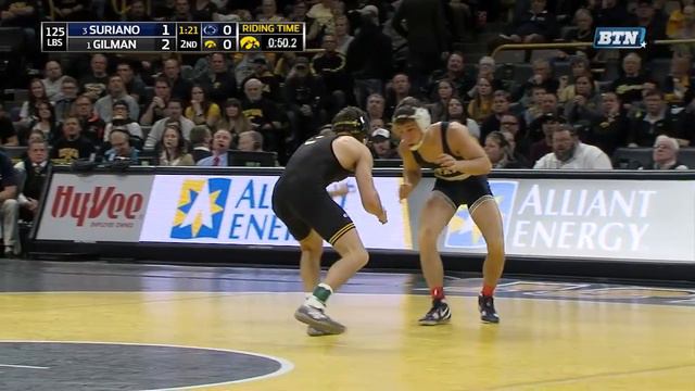 Big Ten Rewind: 2017 Wrestling - 125 LBs - Penn State's Nick Suriano Vs. Iowa's Thomas Gilman