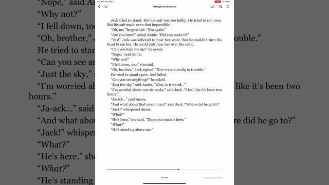 Midnight On The Moon 🌙 By Mary Pope Osborne Chapter 6