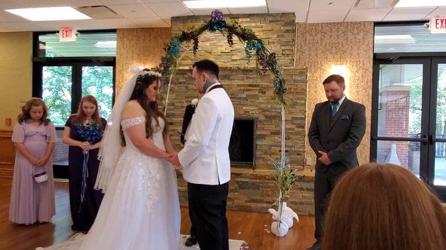 Aaron And Faith Sharpe Wedding Ceremony From Standing Tripod Only