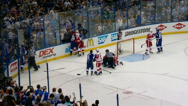 Gotta See It: Killorn Drills Larkin Leading To Lots Of Pushing & Shoving