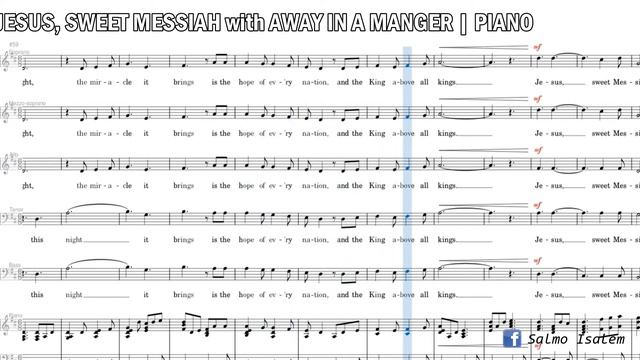 Jesus, Sweet Messiah With Away In A Manger (Piano) - Camp Kirkland