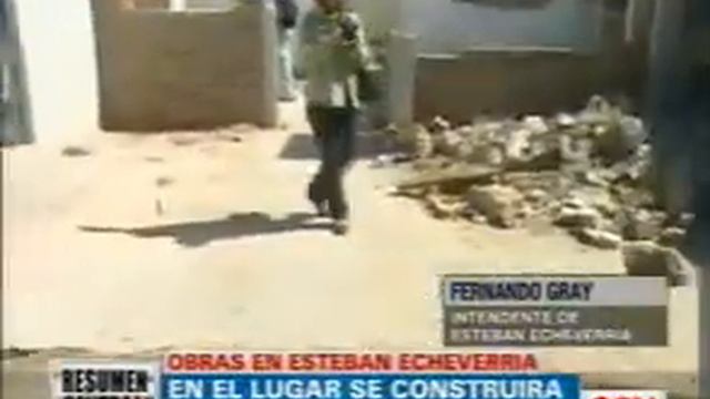 C5N OBRAS EN ESTEBAN ECHEVERRIA