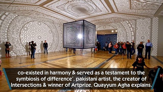Modern Shadow & Light ART – Intersections By Anila Quayyum Agha