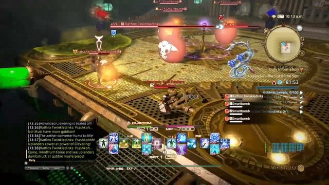 FFXIV Shadowbringers Patch 5.2 Alexander Fist Of The Son Solo As A White Mage