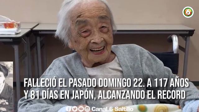 FALLECIÓ LA PERSONA MÁS LONGEVA DEL MUNDO