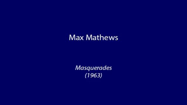Max Mathews - Masqueradas (1963)