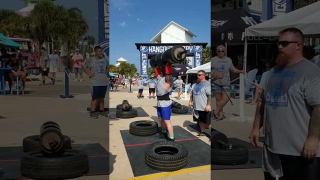 Trey Godbold Log Press Medley Alabama Strongest Man 2019