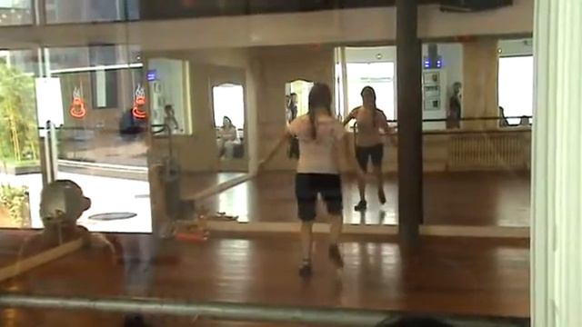 Julie Teaching Tap In China