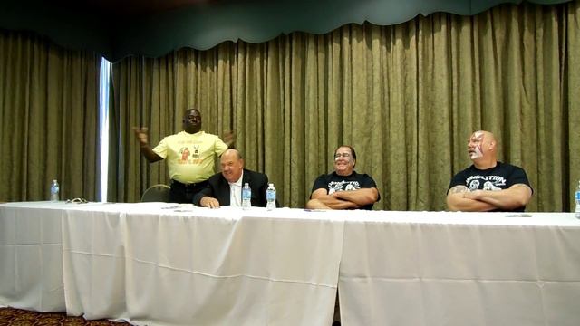 WrestleReunion Hogan's Beach Bar 09/21/13 Q&A Session Demolition Nasty Boys Mean Gene Jimmy Hart