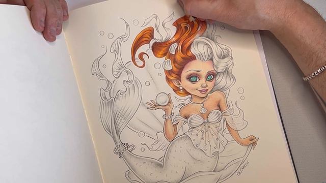 Colour And Chat In Flower Folk By Christine Karron #mermay2023