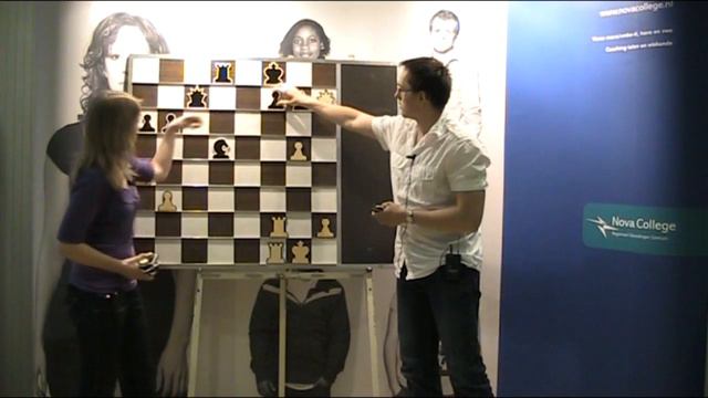 Chessconferentie: Evie Harmelink En Sipke Ernst (2)