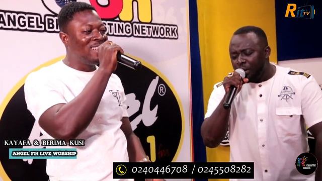 Amazing!🔥 Minister Kayafa & Berima Kusi, Undiluted Worship Medley On Angel With Brother Sammy