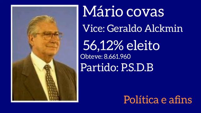 Jingle Mário Covas Governador De São Paulo 1994