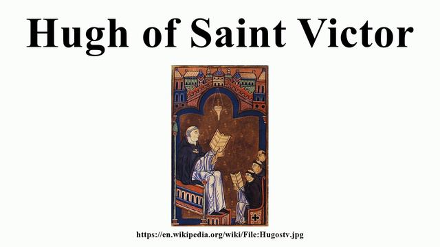 Hugh Of Saint Victor