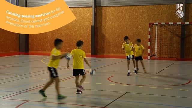 Catching/passing Exercise With Katrine Lunde | IHF Youngsters' Training Diary | IHF Education Centr