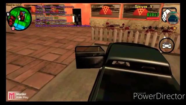 Играю в гта Mordor Role Play :работаю развозчиком пицци