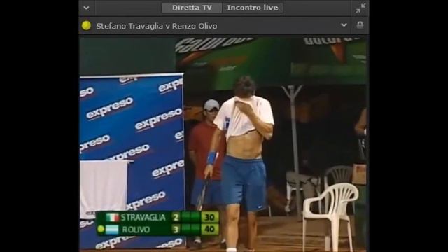 Challenger Salinas, Stefano Travaglia Vs Renzo Olivo 1°set