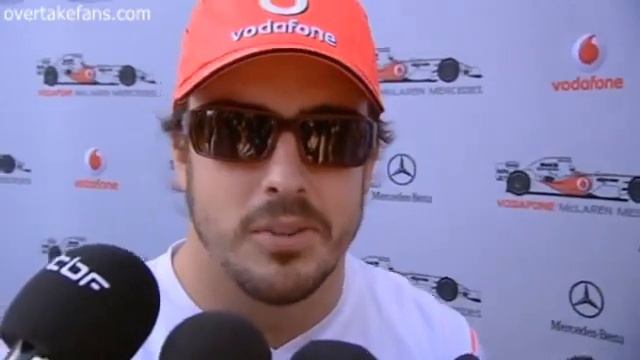Fernando Alonso (sobrevalorado) Shows His Immature Attitude - 