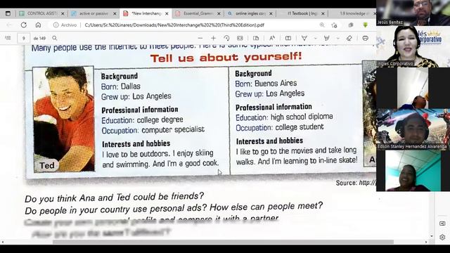 Sesión 2-19-01-23-FI-REGA-109-Flores-Personal Profile-past Tense