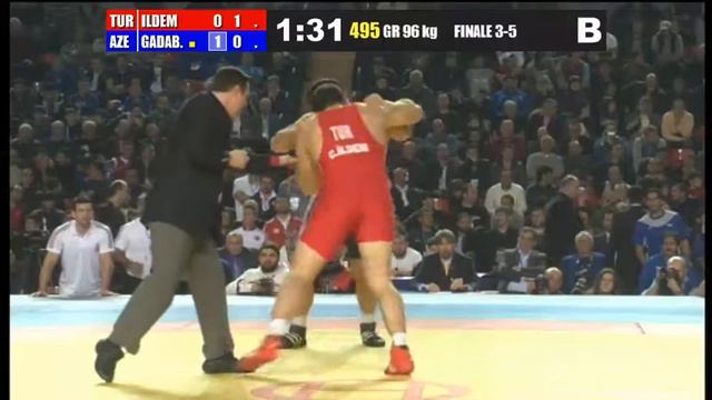 SWEC-2013 Cenk ILDEM (TUR) - Shalva GADABADZE (AZE) / Bronze Medal Match