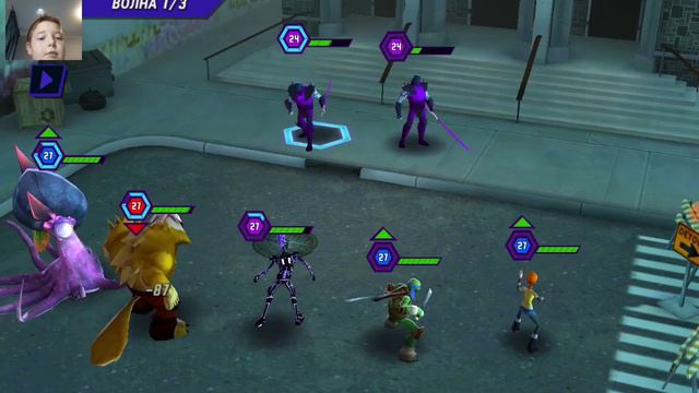 Играем в Черепашки-ниндзя легенды.У нас Голубь Пит