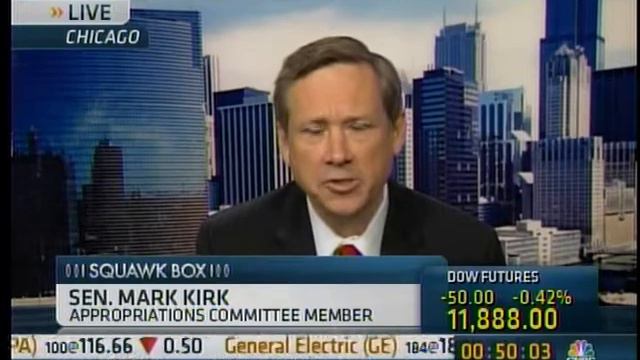 Senator Kirk Discusses The Lincoln Legacy Act On CNBC's Squawk Box