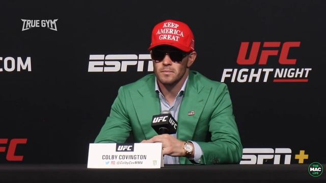 Пресс конференция UFC / Колби Ковингтон - Тайрон Вудли РУССКАЯ ОЗВУЧКА