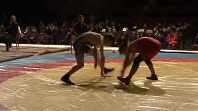 Вольная борьба. Чемпионат Кыргызстана-2017. 57 кг 1\16 Мырназар уулу Бекболот-Тилек уулу Кайрат