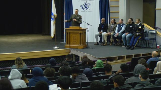 Army CSM Franklin Velez At LHS