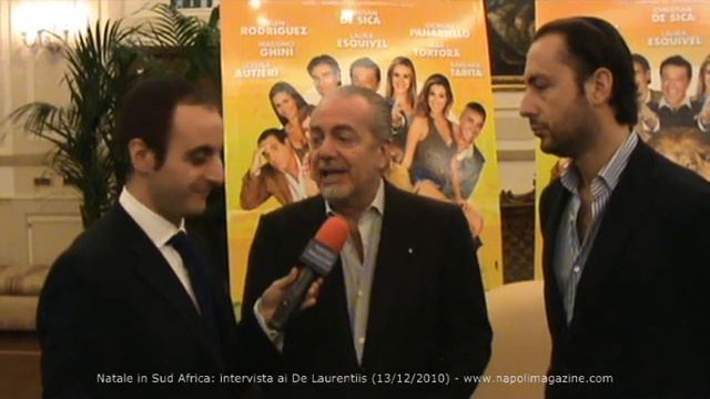 Cinema, Natale In Sud Africa: Interviste Ad Aurelio E Luigi De Laurentiis