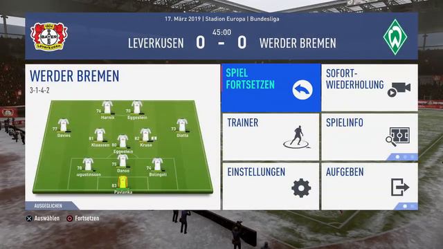 3 Punkte Unterm Baum ? ⚽ Let´s Play FIFA 19 Karrieremodus WERDER BREMEN #29