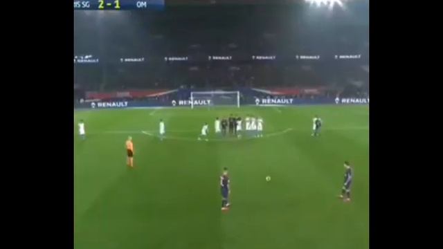 Coup Franc De Angel Di MARIA Face à Marseille